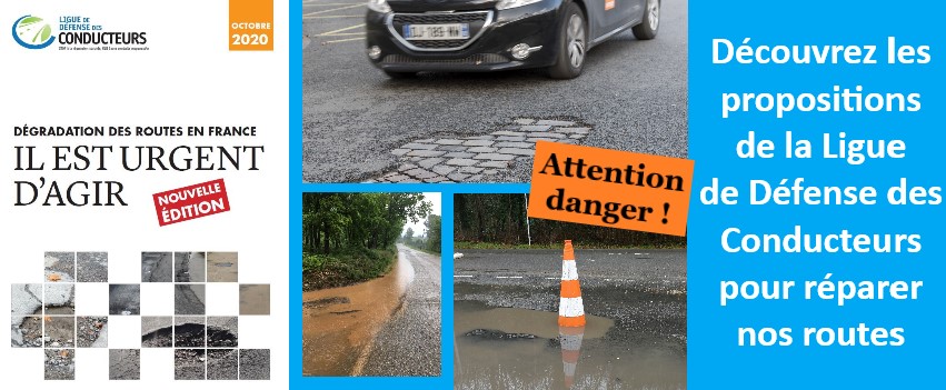 Dégradation des routes en France : notre étude réactualisée, pour intervenir plus vite en créant une dynamique économique