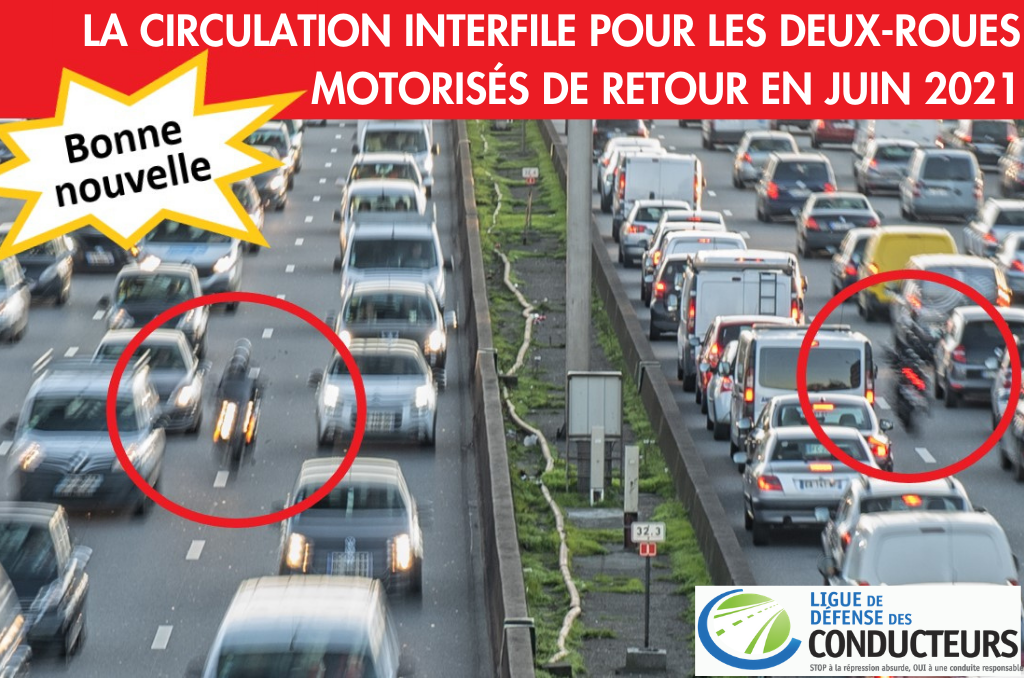 Circulation interfile pour les deux-roues  : l’expérimentation reprend