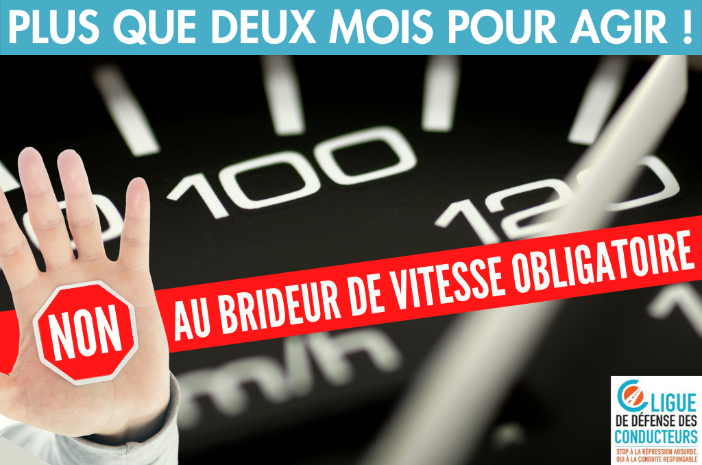 Brideur de vitesse obligatoire : plus que 2 mois pour agir