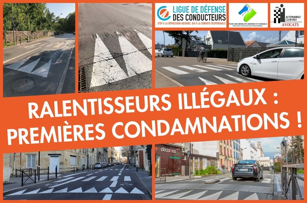 Ralentisseurs illégaux : les condamnations commencent à tomber