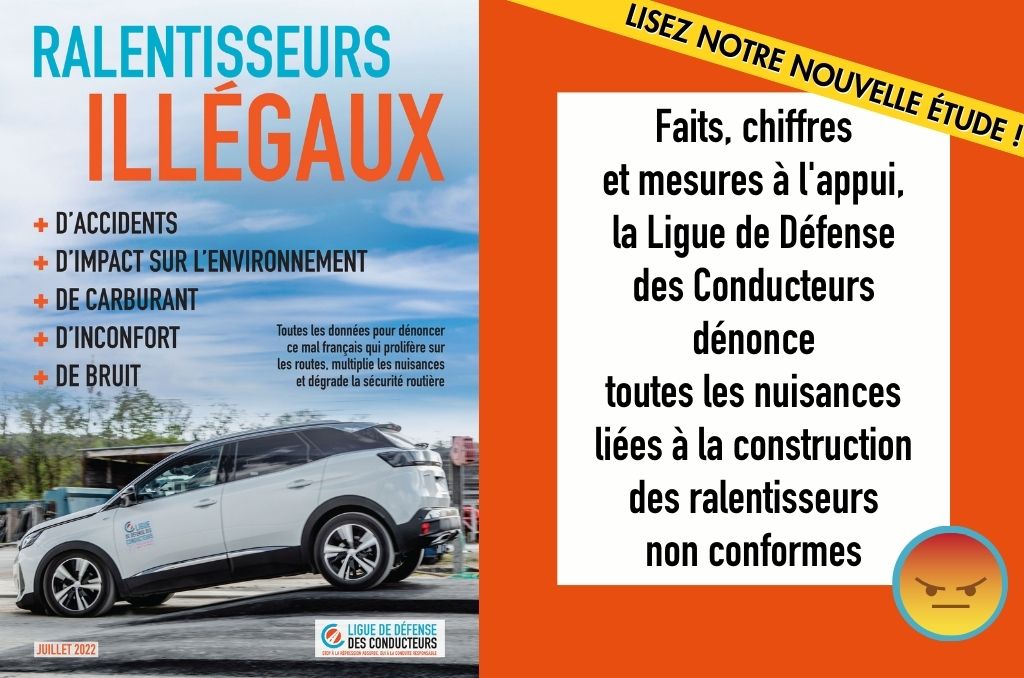 Stop aux nuisances provoquées par les ralentisseurs illégaux !