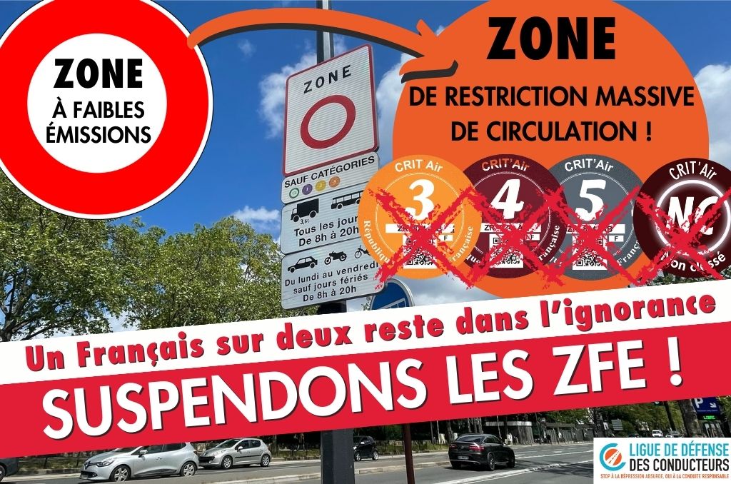 Zone à faibles émissions  : un Français sur deux reste dans l’ignorance