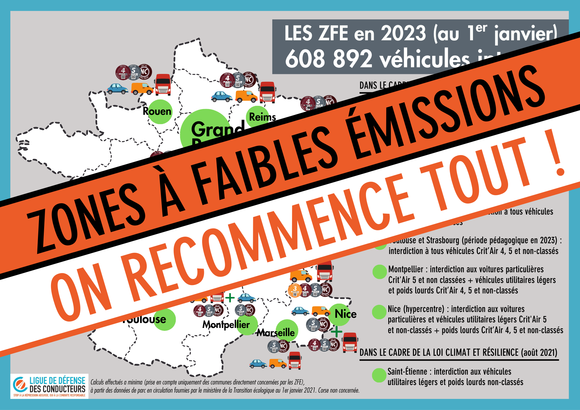 Zones à faibles émissions  : le gouvernement retourne sa veste, au soulagement de (presque) tous