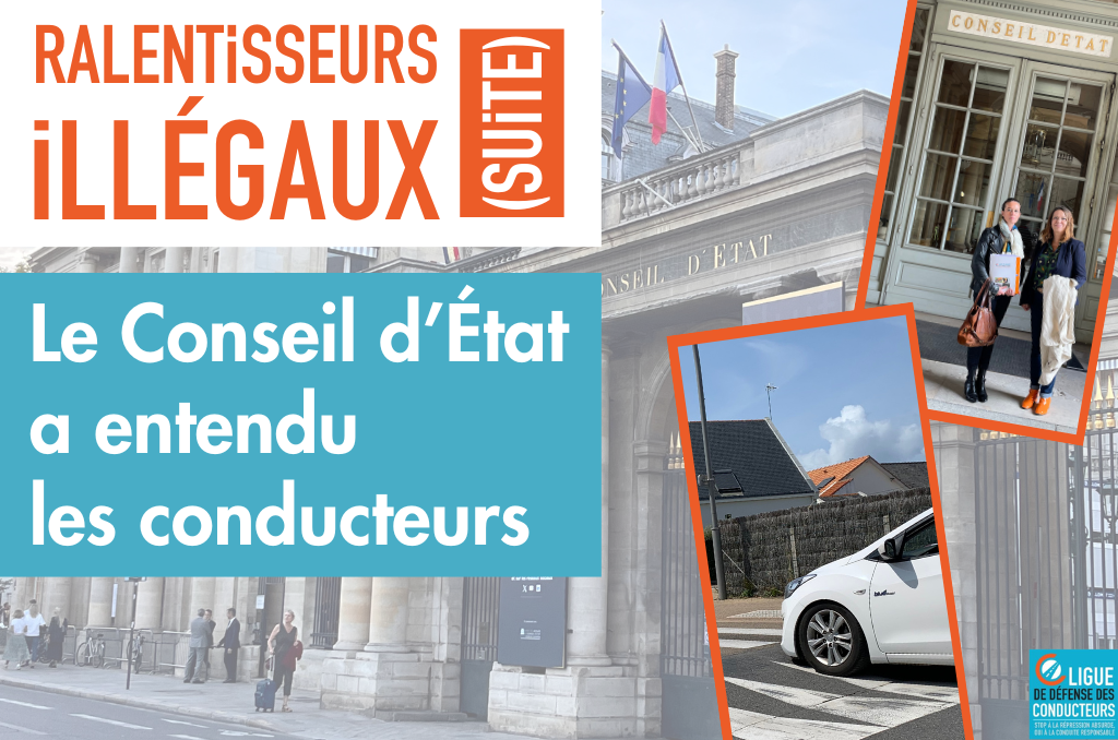 Ralentisseurs illégaux : le Conseil d’État fait un premier pas vers les conducteurs
