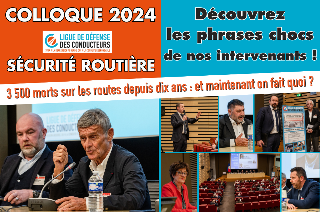 Colloque de la LDC : un électrochoc pour la sécurité routière