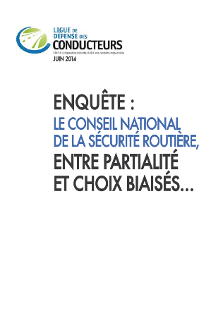 Baisse de la vitesse : le Conseil National de la Sécurité Routière,  entre partialité et choix biaisés