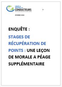 Stages de récupération de points : pour moins de discours moralisateurs et plus d’apprentissages pratiques !